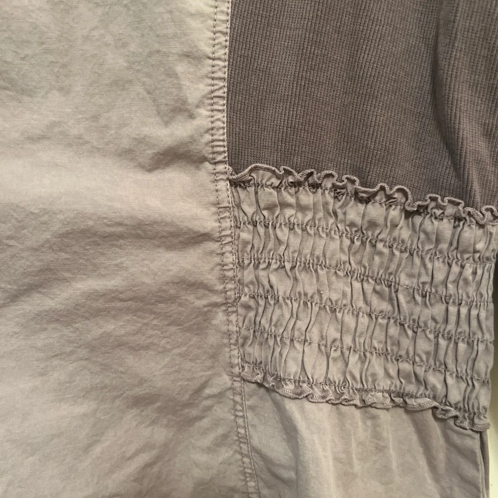XCVI Women's Bomber Jacket in Taupe - Picture 5 of 5